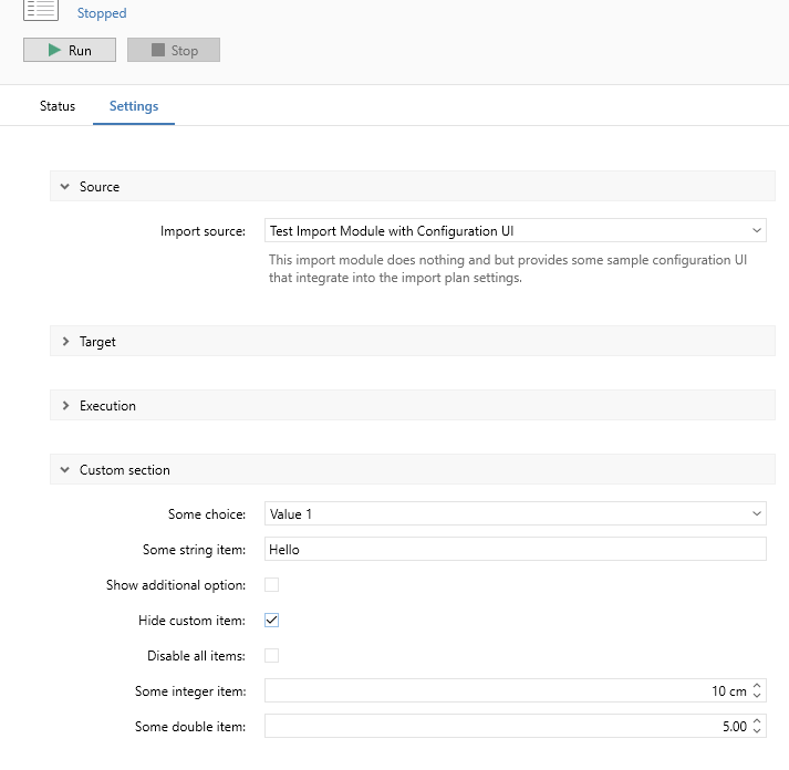 Configuration example