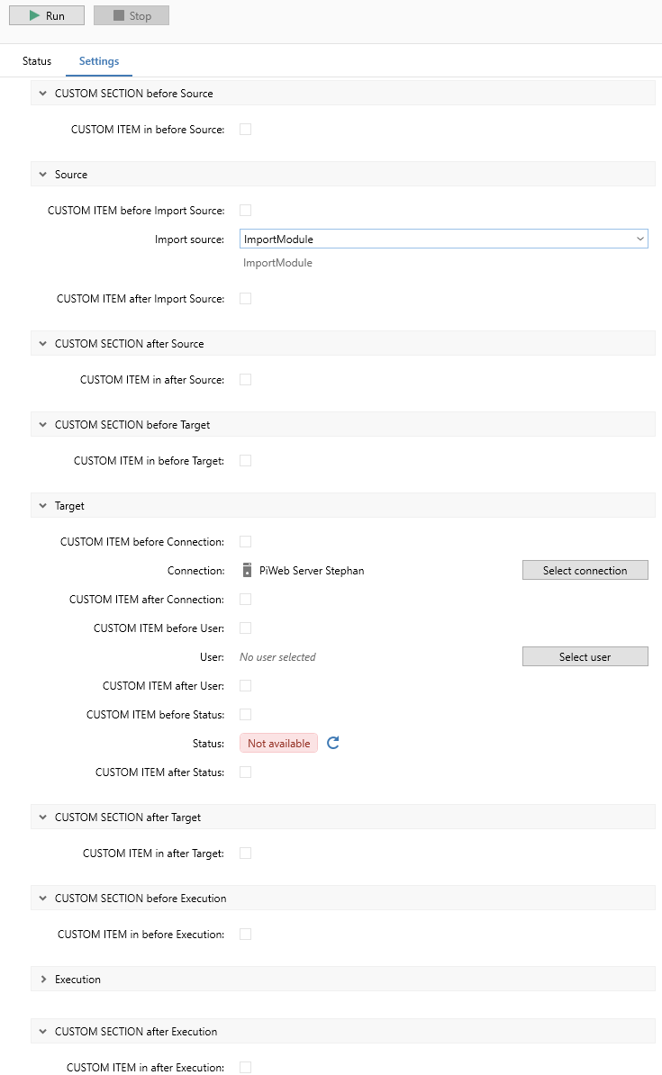 Configuration order