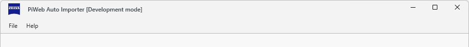 Active development mode in PiWeb Auto Importer